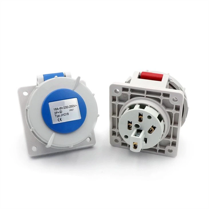 High Current Industrial Plug Concealed Socket